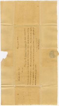 Letter from H. A. Desaussure to Charles Alston, January 18, 1838