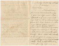 Letter from Rosa M. Pringle to Susan Pringle Alston, September 23, 1865