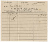 The Iseman Drug Company Bill, 1915