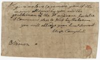 Eliza Campbell's Payment Reminder to the St. Andrew's Society