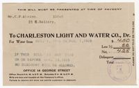 Water Bill, January 1916
