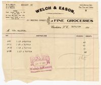Welch & Eason Bill, 1913