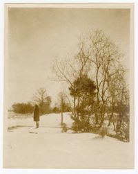 Photograph of Woman on Snowy Landscape