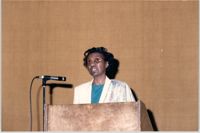 Photograph of Altimeze K. McGriff at a College of Charleston Event