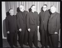 Group Photo of Bishop Paul Hallinan and Four Priests