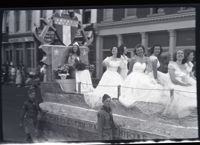 Women in Dresses on a Parde Float