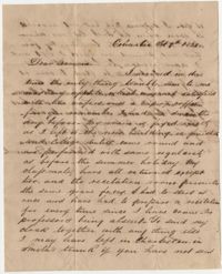 411.  Edward Barnwell to Catherine Osborn Barnwell -- October 9, 1851