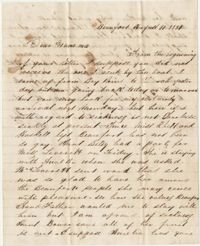 410.  Edward Barnwell to Catherine Osborn Barnwell -- August 11, 1851