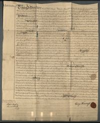 Lease of Georgetown Land Tract, 1762