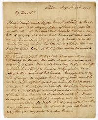 Letter from John Forbes to Luke Gardiner, August 22, 1776