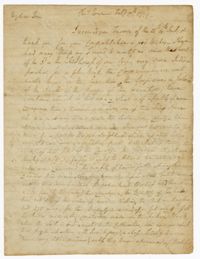 Letter from Edward Rutledge to 