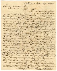 Letter from Bailey & Kitchen to Charles Alston, November 27, 1844