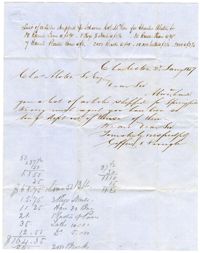 Letter from Coffin & Pringle to Charles Alston, January 2, 1857