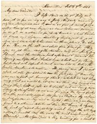 Letter from Joseph Pringle Alston to Charles and Emma Alston, February 7, 1851