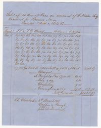 Letter from Coffin & Pringle to Charles Alston, March 6, 1855