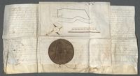 Land Grant to Anthony Pawley, 1733