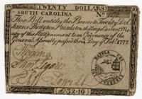 South Carolina Twenty-Dollar Bill