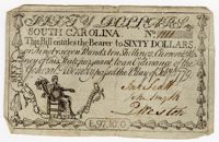 South Carolina Sixty-Dollar Bill