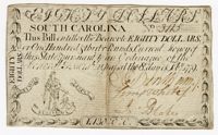 South Carolina Eighty-Dollar Bill