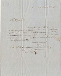 088.  J. Smyth Rogers to William H. W. Barnwell -- February 23, 1846
