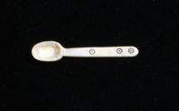 Ivory salt spoon