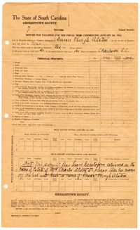 Fairfield Planatation 1912 Tax Return