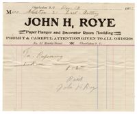 John H. Roye Bill, 1915