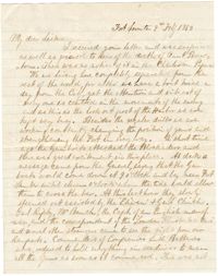 Letter from John Julius Alston to Susan Pringle Alston, February 9, 1863