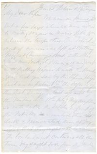 Letter from Joseph Pringle Alston to Charles Alston, August 14, 1863