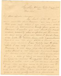 Letter from William Alston Hayne to Susan Pringle Alston, February 12, 1909