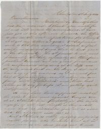 443.  Edward Barnwell to Catherine Osborn Barnwell -- July 5, 1854