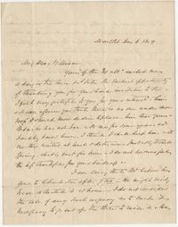 110.  Stephen Elliott to William H. W. Barnwell -- December 6, 1849