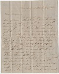 422.  Edward Barnwell to Catherine Osborn Barnwell -- February 11, 1853