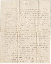 180.  Robert Woodward Barnwell to William H. W. Barnwell -- February 18, 1833