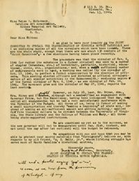 Folder 18: Robinson Letter