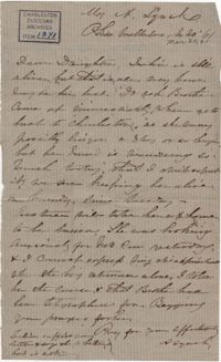 151. Anna Lynch to Louisa Blain -- March 20, 1861
