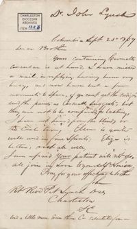 077. John Lynch to Bp Patrick Lynch -- September 23, 1859