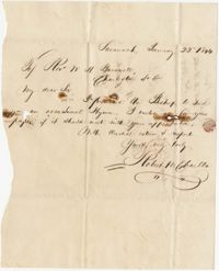 135.  Robert M. Charlton to William H. W. Barnwell -- January 23, 1844