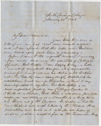 295.  Robert Woodward Barnwell to Catherine Osborn Barnwell -- January 29, 1849