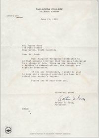 Letter from Arthur D. Gray to Eugene C. Hunt, June 19, 1959