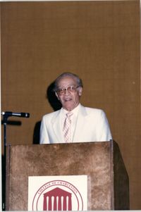 Photograph of Eugene C. Hunt at a College of Charleston Event