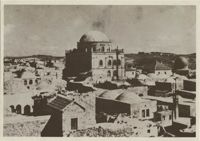 ירושלים, העיר העתיקה עם בית הכנסת תפארת ישראל 1930 / Jerusalem, the Jewish Quarter of the Old City in 1930