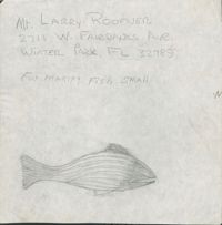 2711 West Fairbanks Avenue, Winter Park, Florida fish sketch