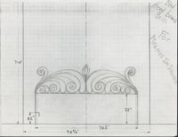 Johnson commission bed headboard grill