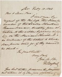 076.  Edward Neufville to William H. W. Barnwell -- February 10, 1844