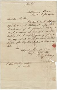 080.  Pierre Irving to William H. W. Barnwell -- January 18, 1845