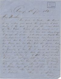 243. Hugh Lynch to Bp Patrick Lynch -- September 16, 1862