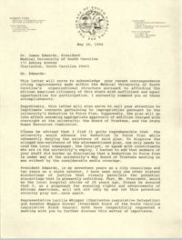 Letter from Robert Ford to James Edwards, May 26, 1994