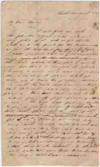 393.  Edward Barnwell to Catherine Osborn Barnwell -- November 24, 1844