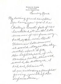 Letter from Floyd E. Curtis